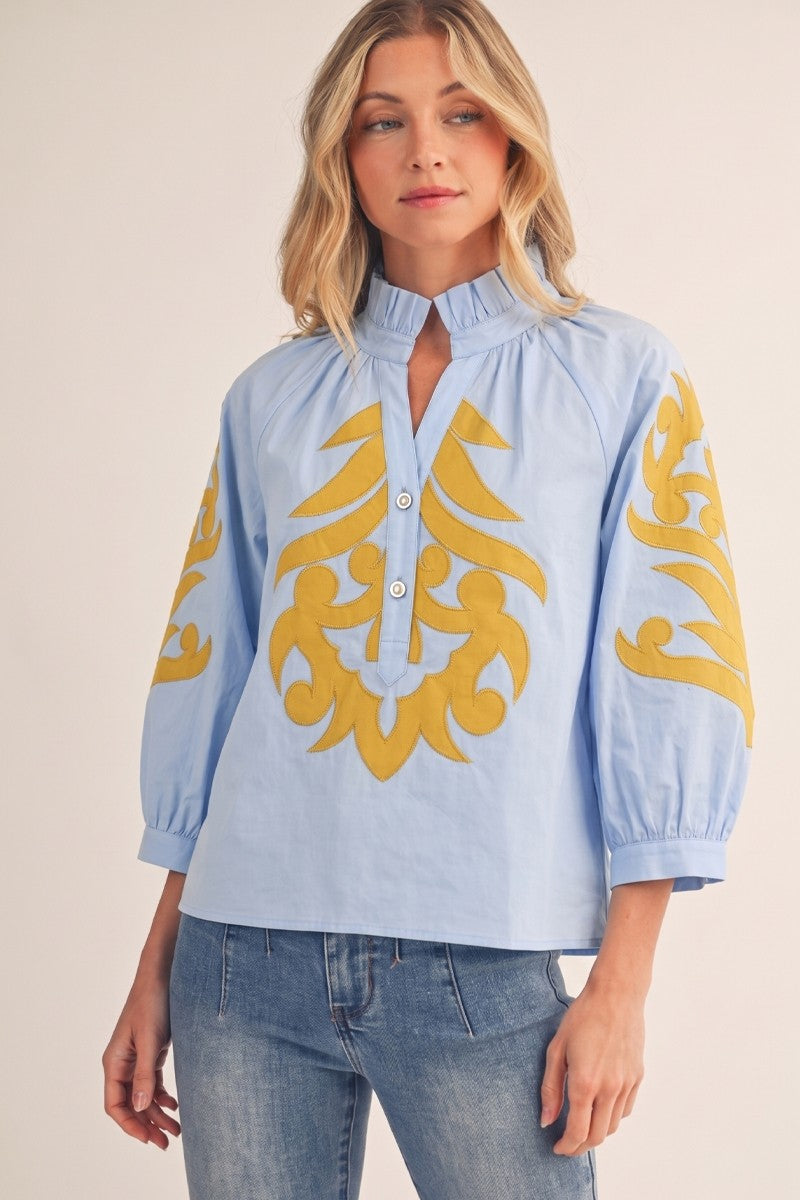 The Bimi Baroque Blouse