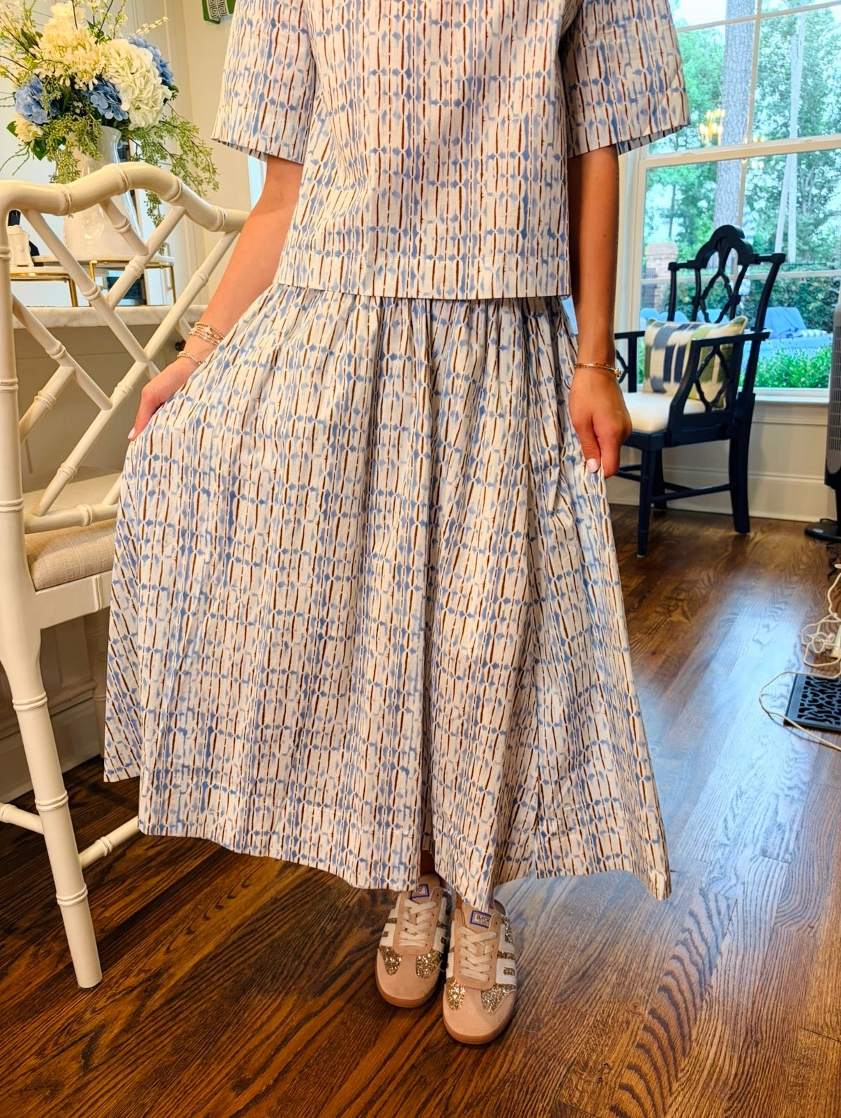 The Gracyn Geometric Skirt