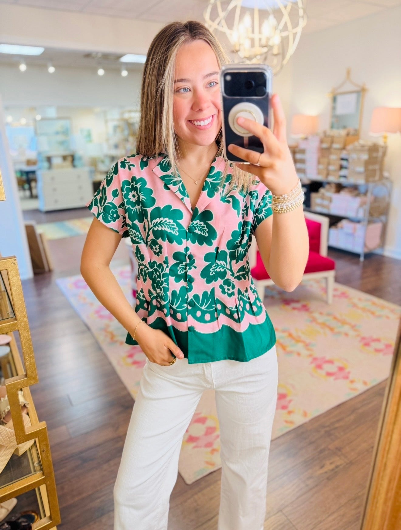 Joy + Joy/ The Preston Pleated Blouse