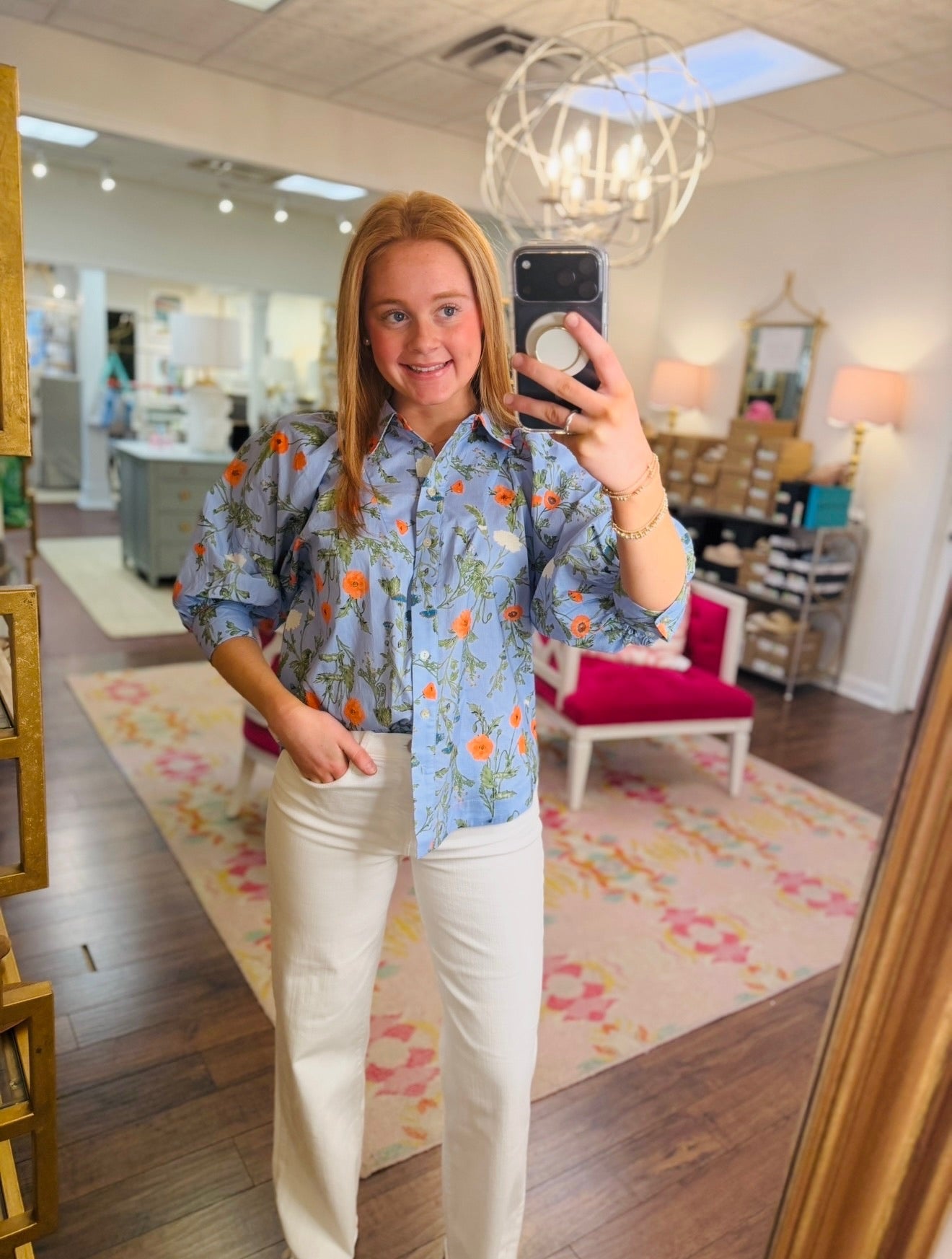 The Gia Garden Top