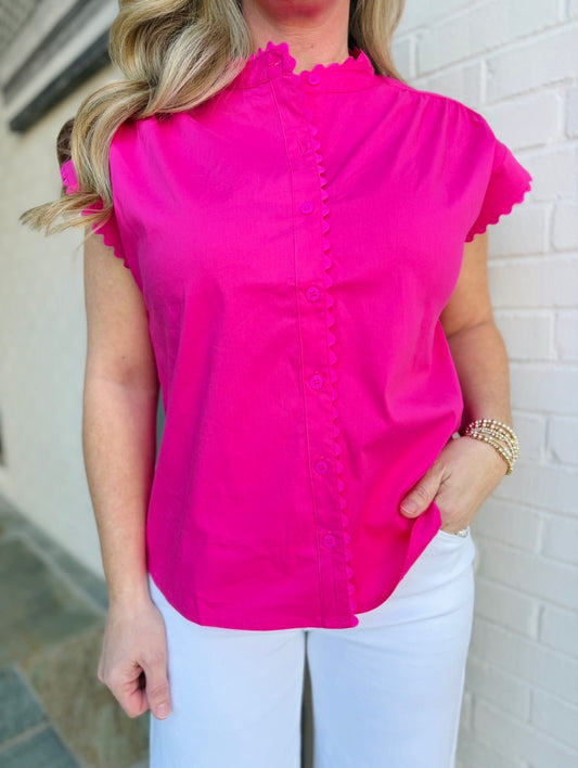 The Sherri Scallop Top