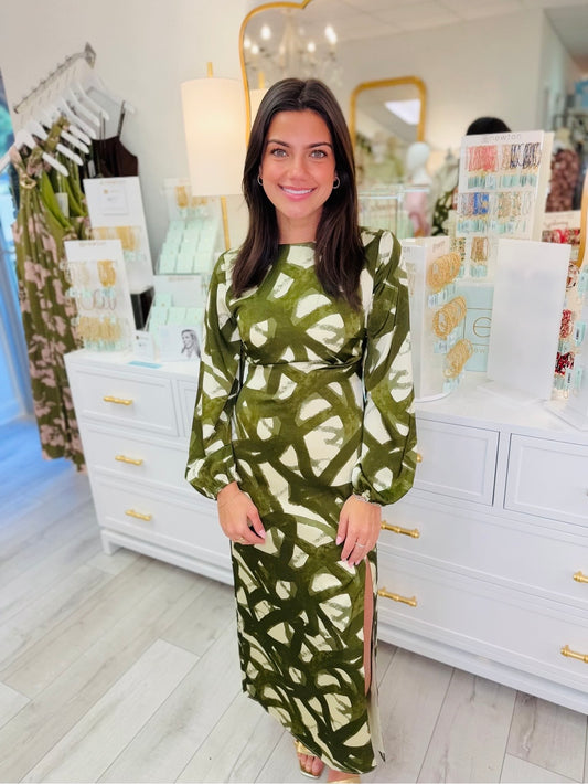 The Pria Printed Dress