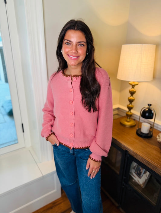 The Sara Stitched Cardigan