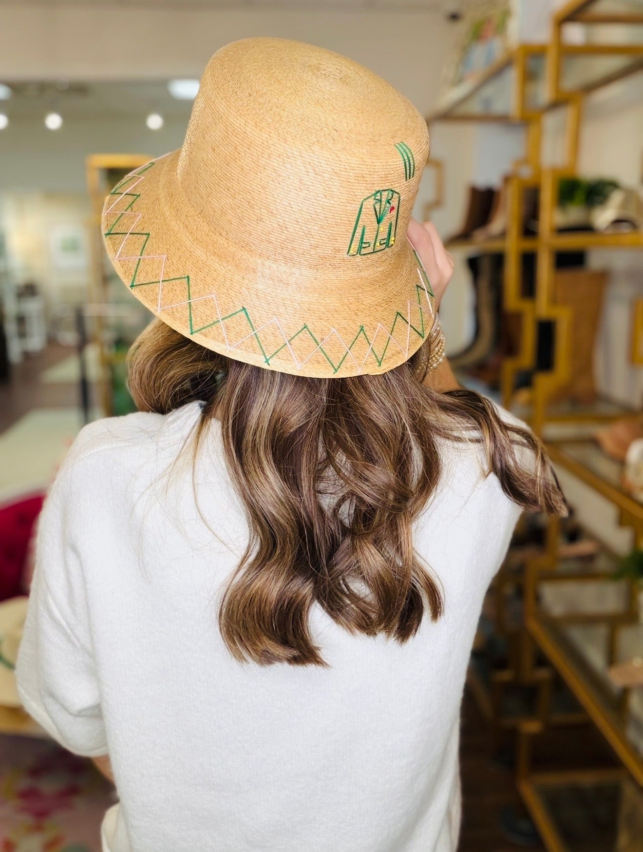 TT/ Natural Palm Bucket Hat- Partee Jacket