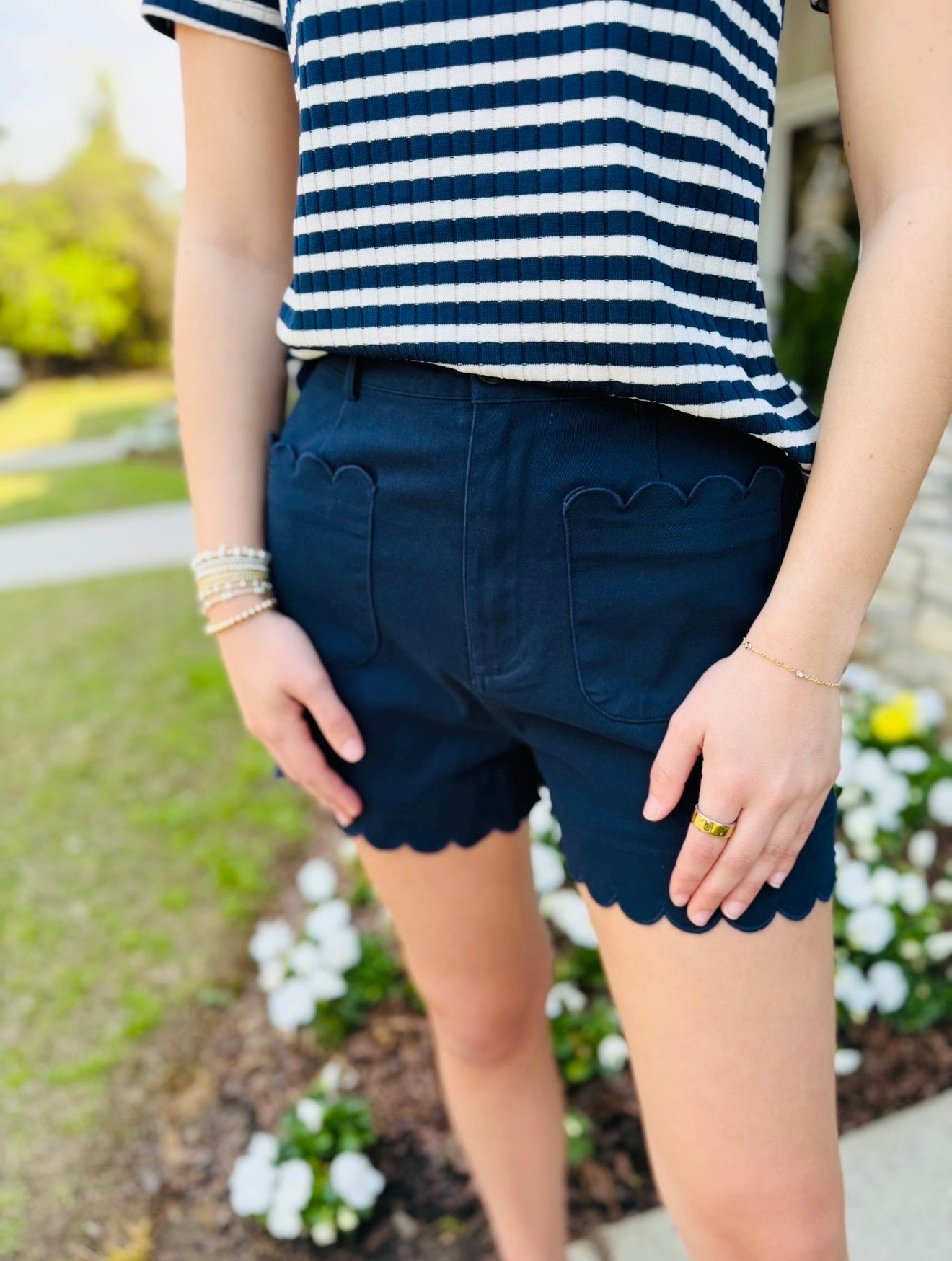 The Seyler Scalloped Short