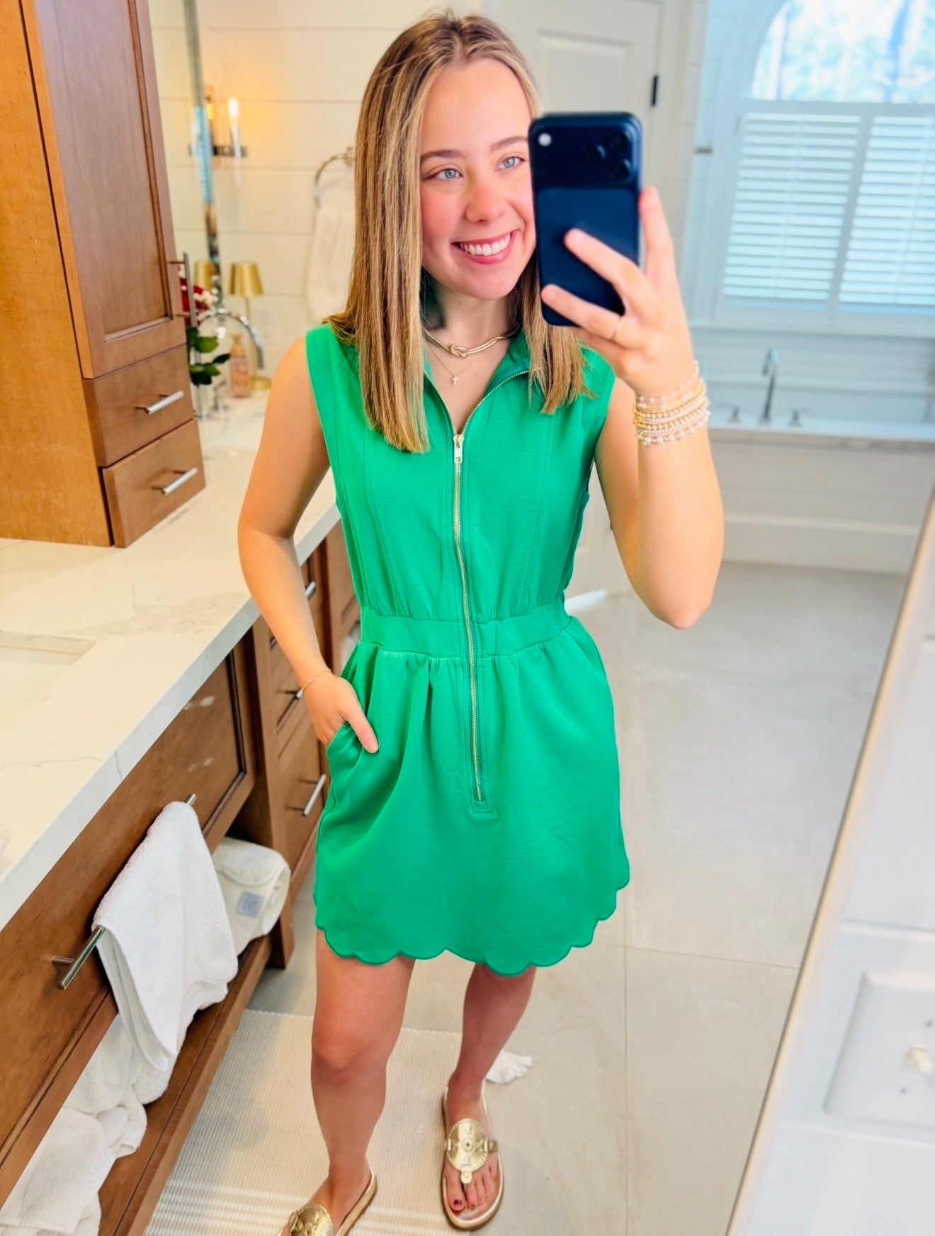 The Sami Scalloped Dress