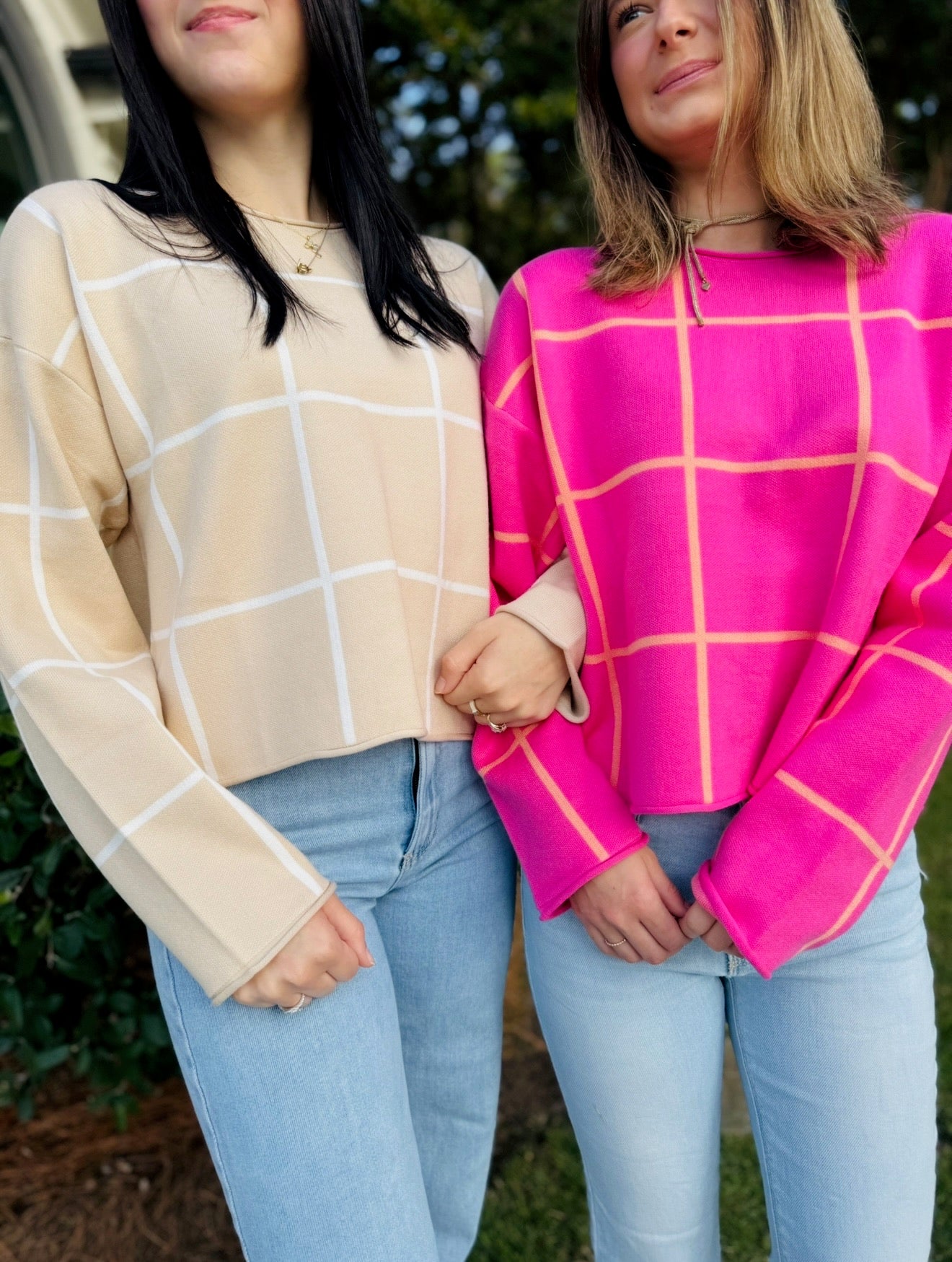 The Gaton Grid Sweater