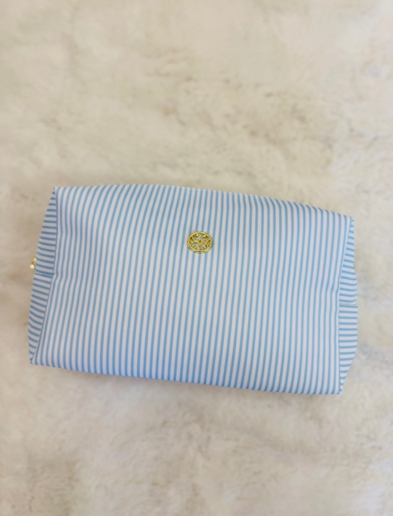 MS/ Blue Stripe/ Let's Face It Bag