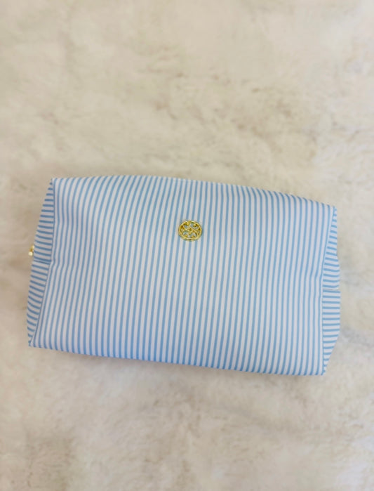 MS/ Blue Stripe/ Let's Face It Bag