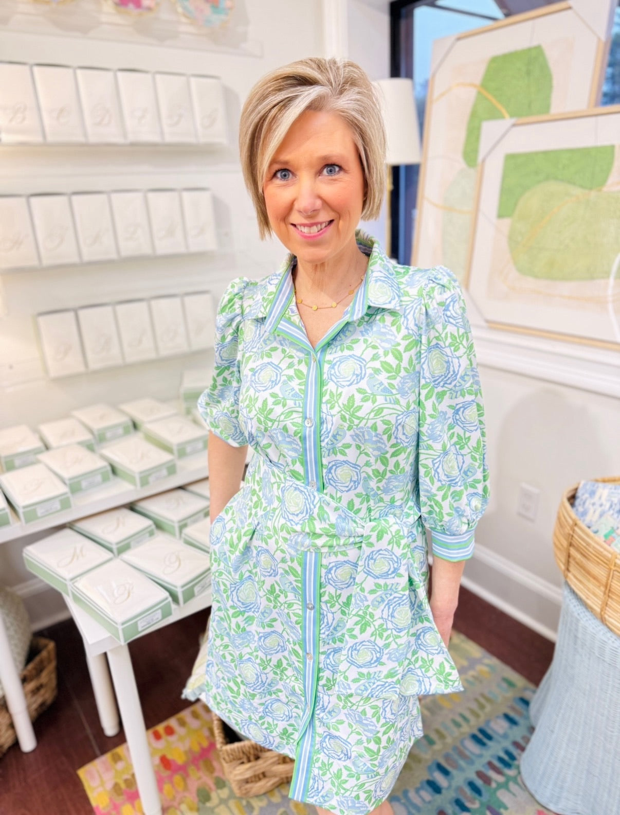 Gretchen Scott/ Swagger Dress/ Kelly/ FINAL SALE