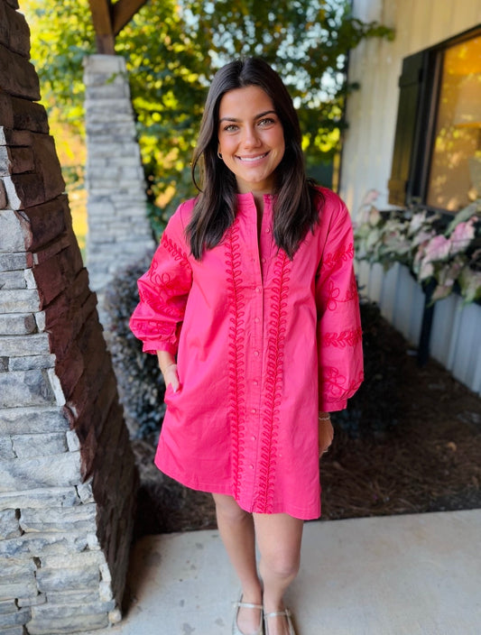 The Emma Lou Embroidered Dress