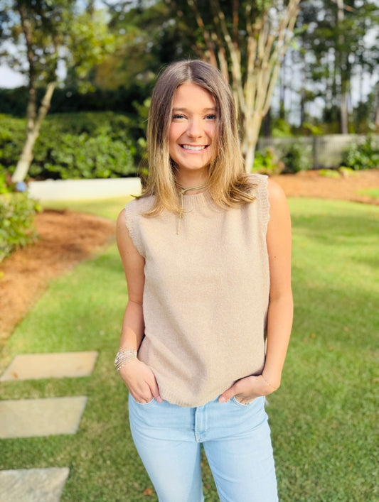 The Siva Scalloped Sweater