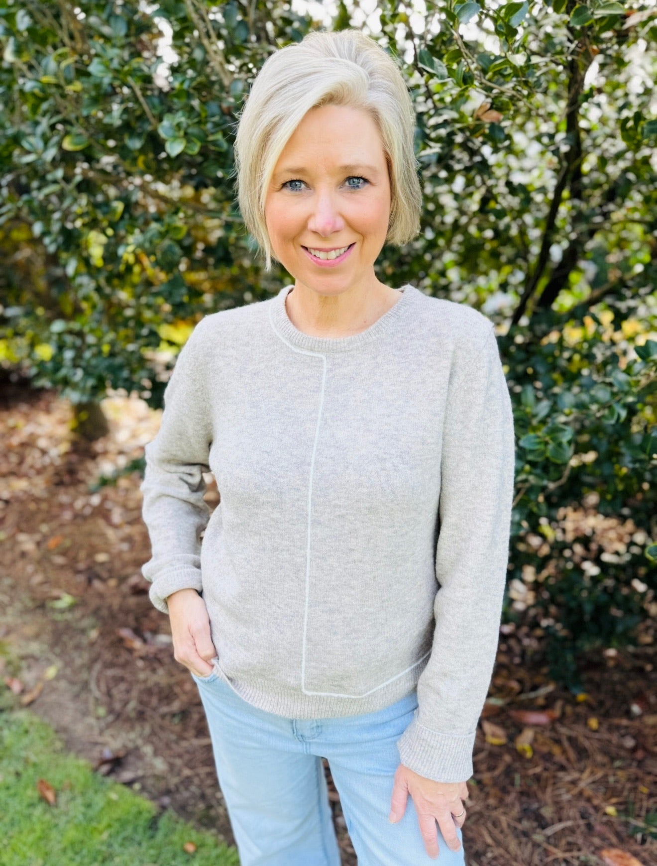 The Sia Stitched Sweater