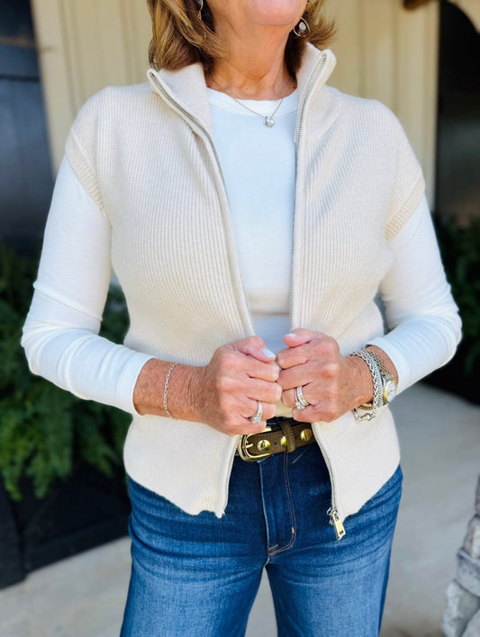 The Zane Zip Sweater