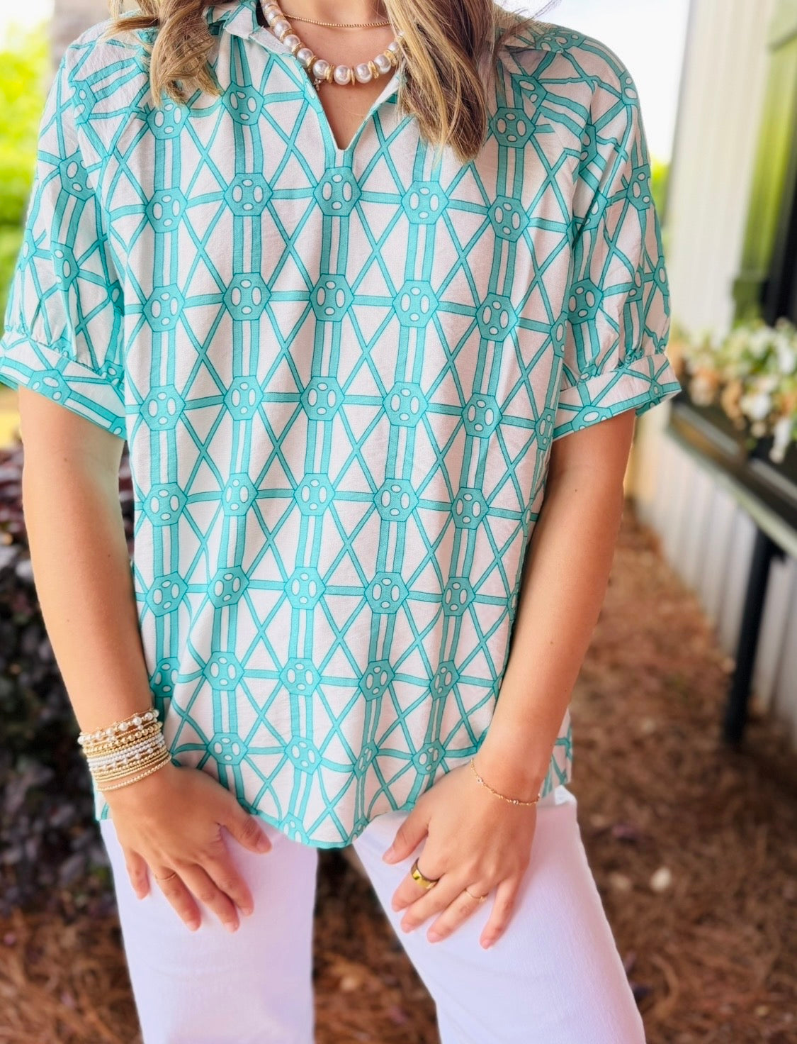 Boho Chic/ The Bay Bamboo Blouse