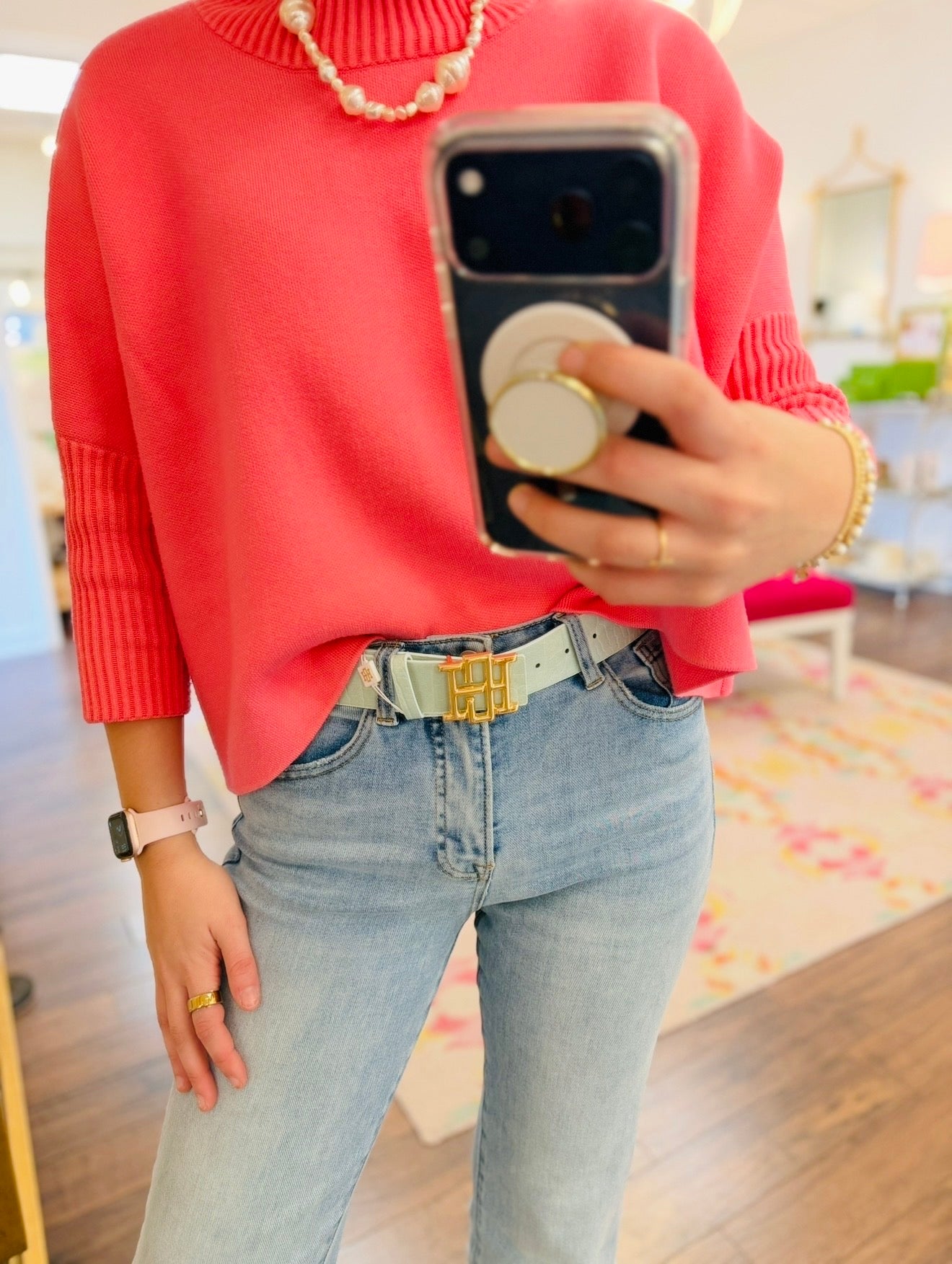 The Bridgette Belt/ Mint EC