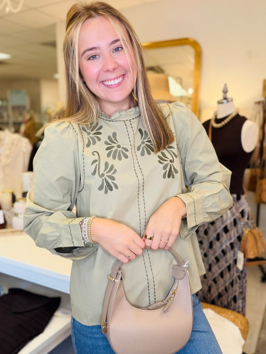 The Ellie Mae Embroidered Top