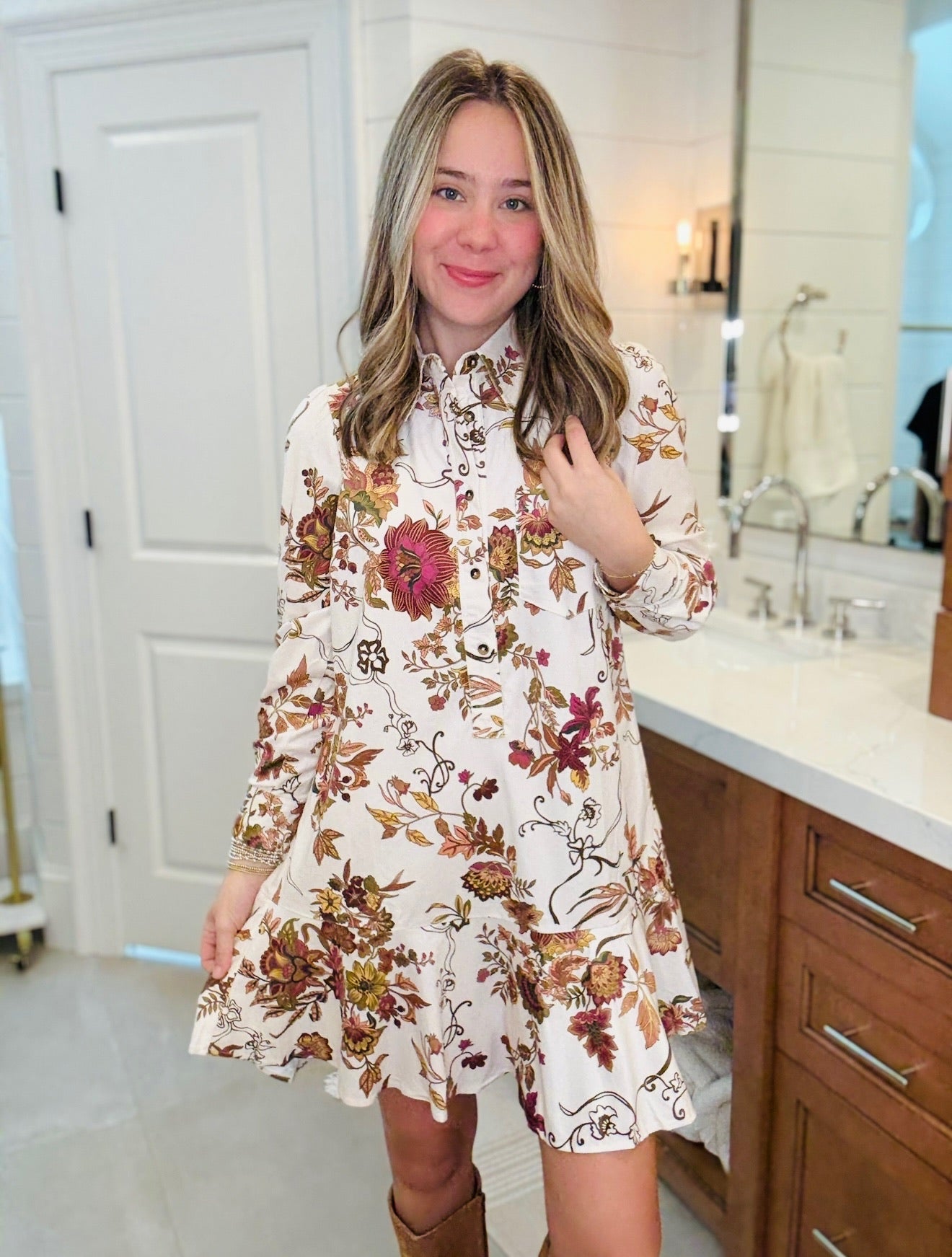 The Fallon Floral Dress