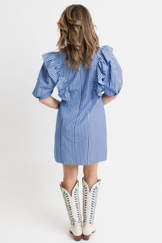 The Sawyer Stripe Mini Dress/ FINAL SALE