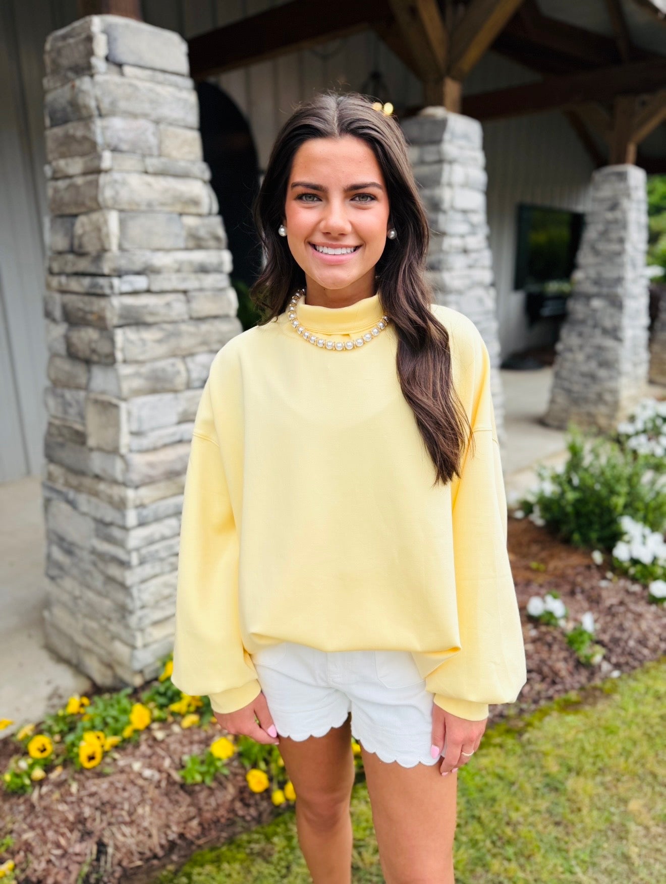 The Ola Oversized Mock Neck