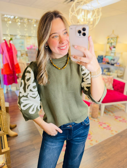 The Elle Embroidered Sweater