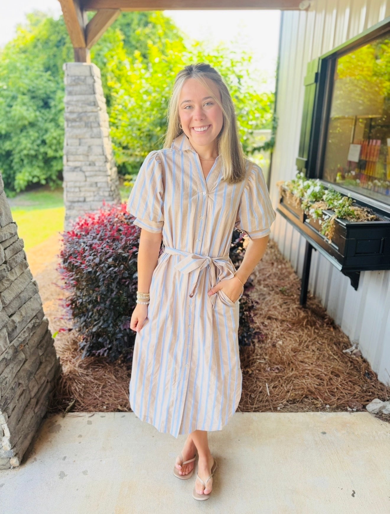 The Seyla Striped Dress