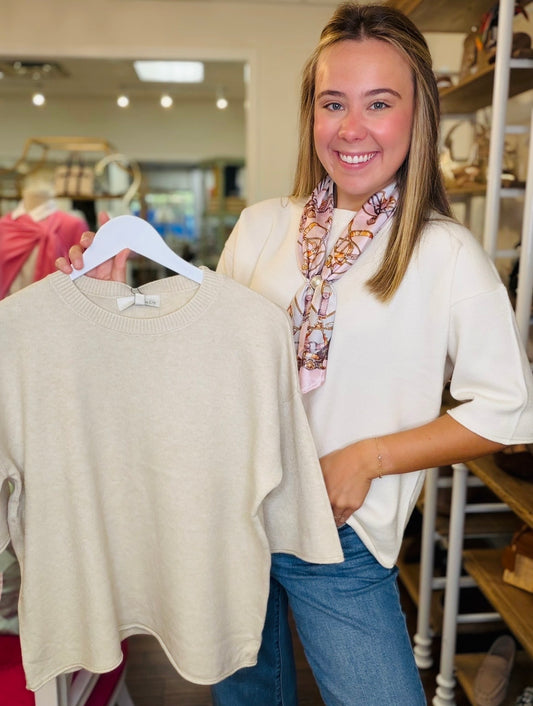 The Ollie Oversized Sweater Top
