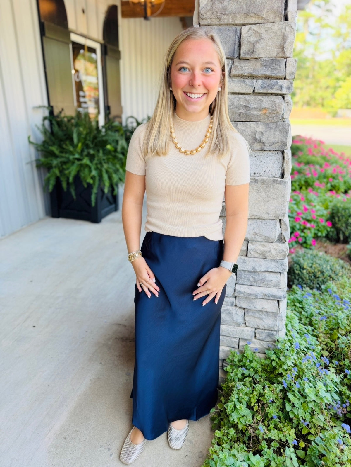 The Sola Silk Skirt