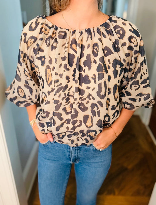 The Arla Animal Blouse