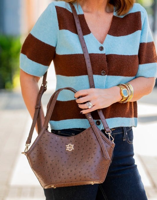 The Pierce Mini Tote/ Chocolate EO
