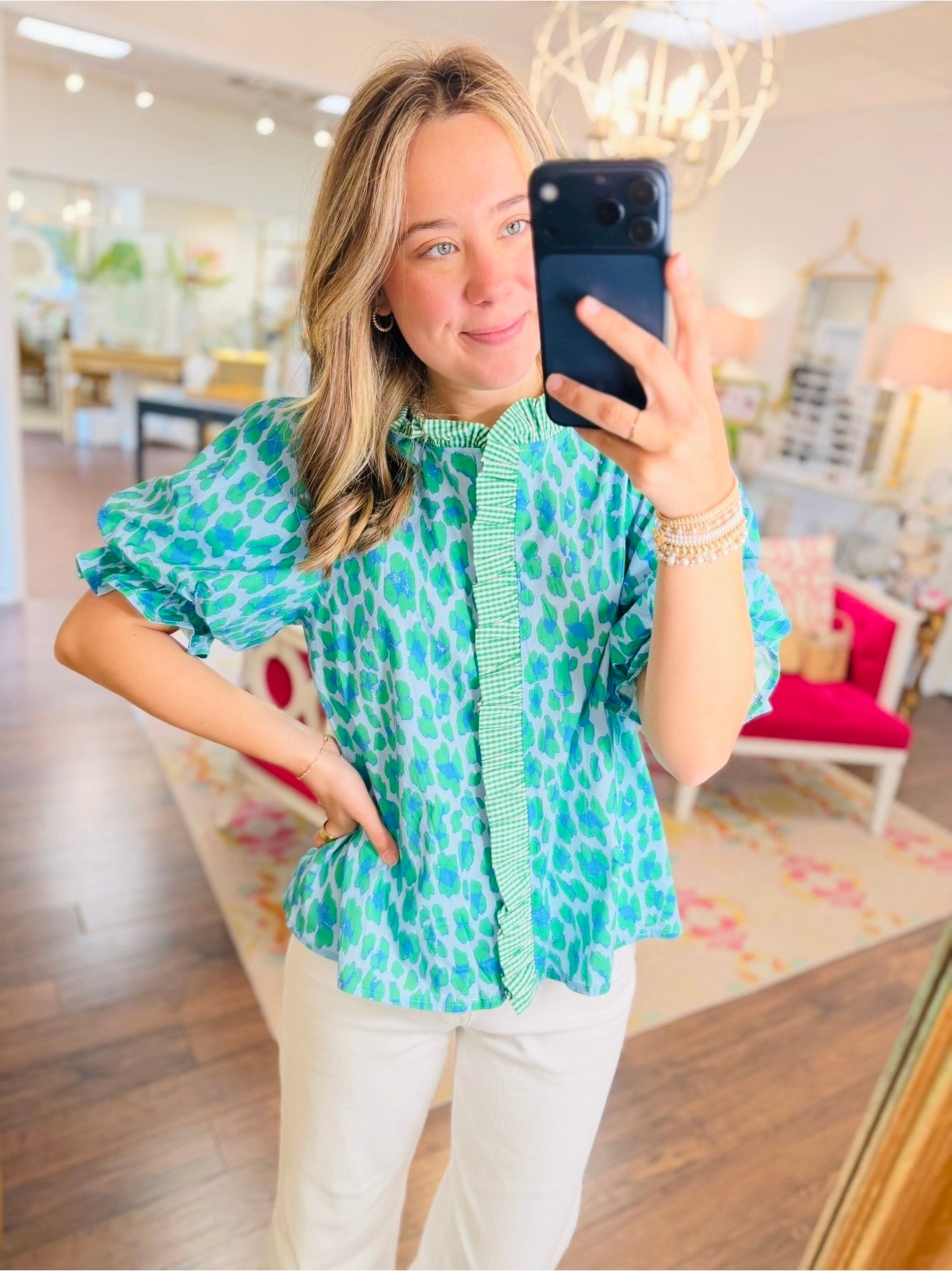 The Lennie Leopard Top