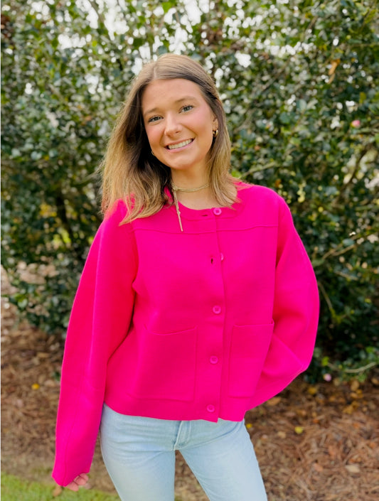 The Collie Cropped Cardigan