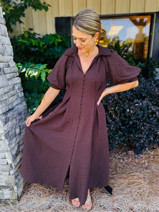 The Boxter Button Dress