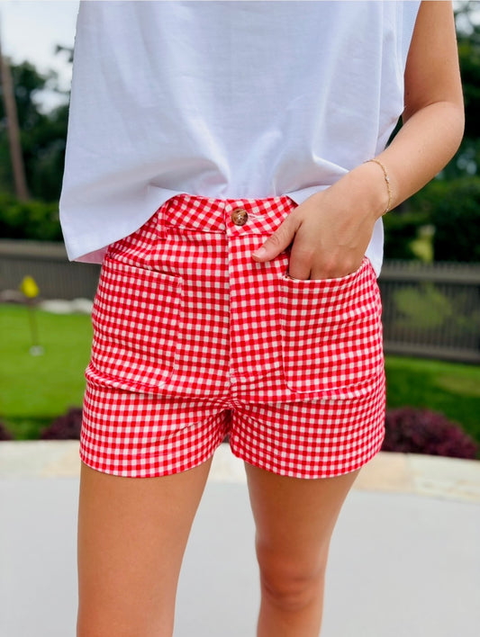 The Gennie Gingham Short