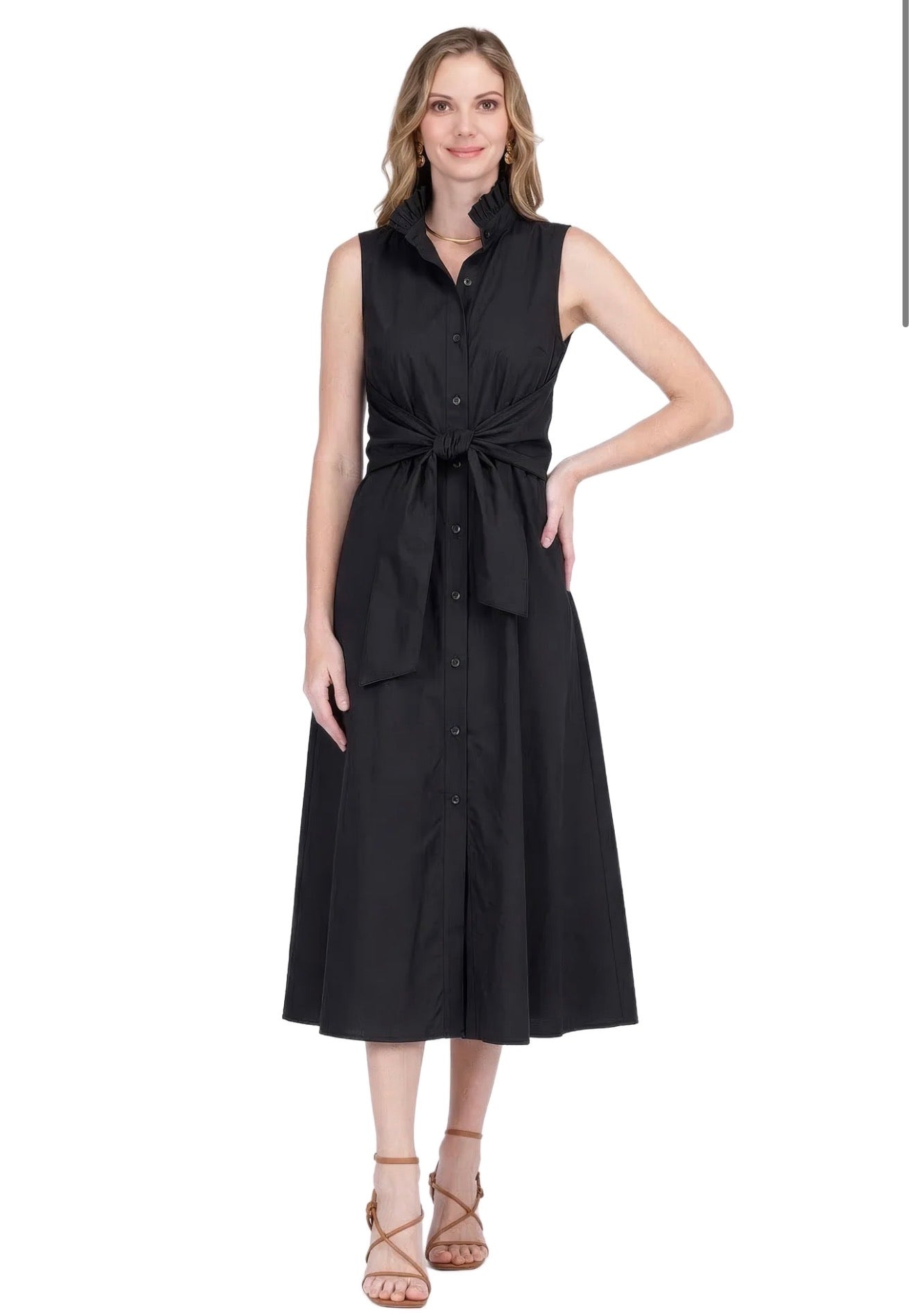 Jade/ The Back Wrap Maxi/ Black