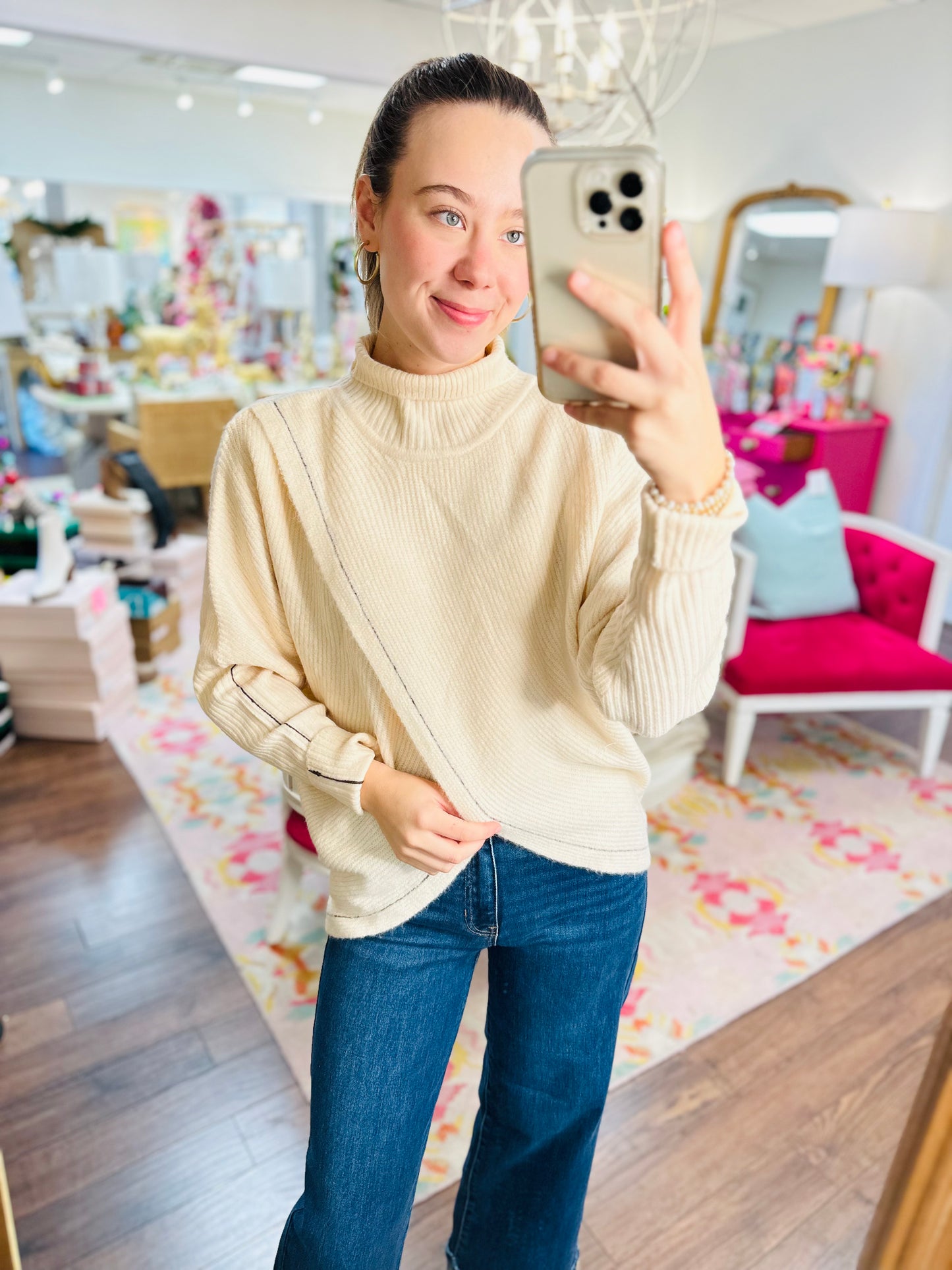 The Sallie Split Sweater