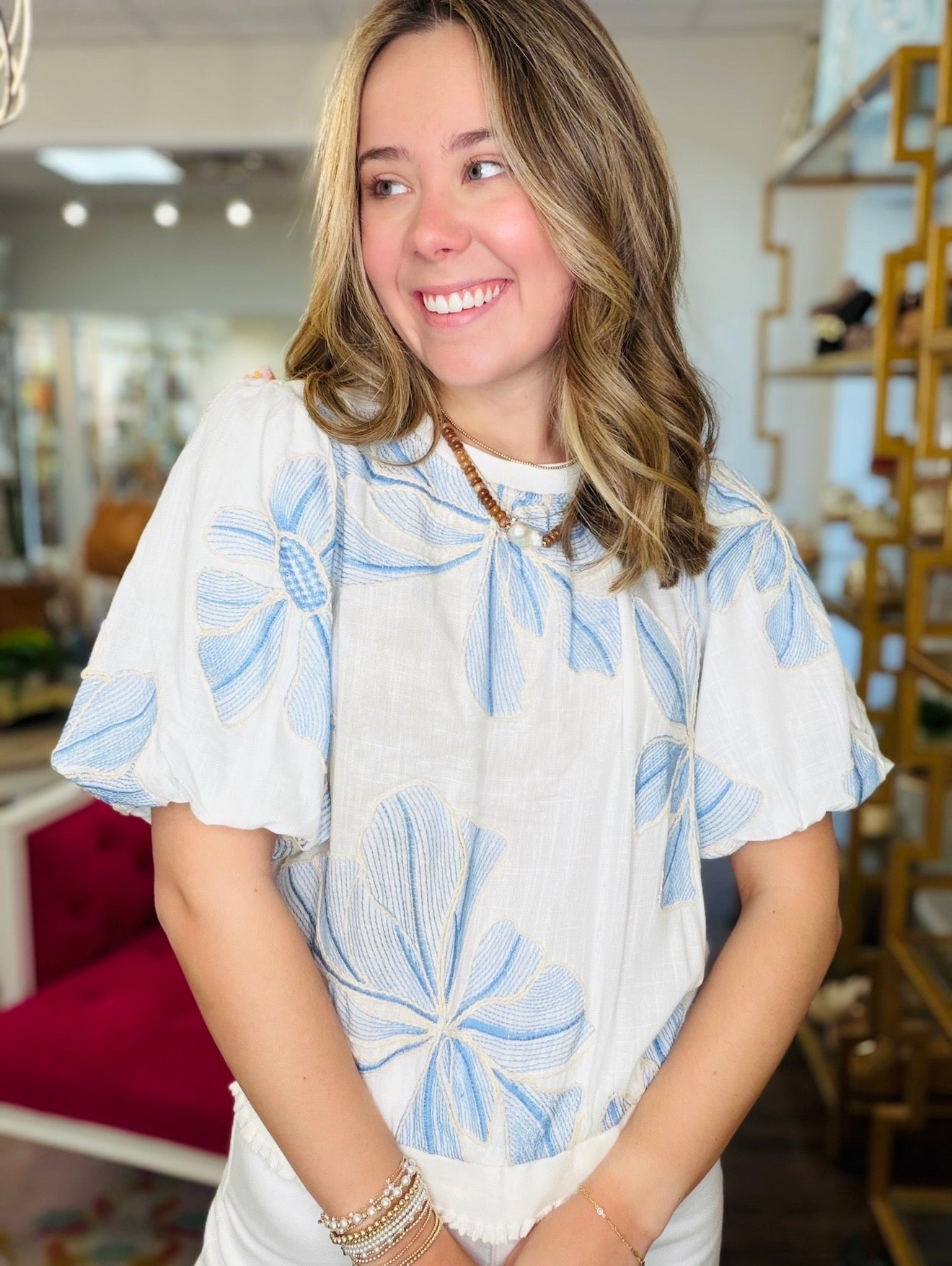 The Braxley Banded Blouse