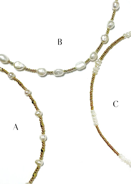 BPD/ The David Pearl Necklace/ Style A