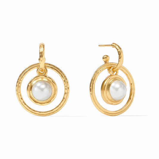 Julie Vos/ Astor 6-in-1 Charm Earring/ Pearl