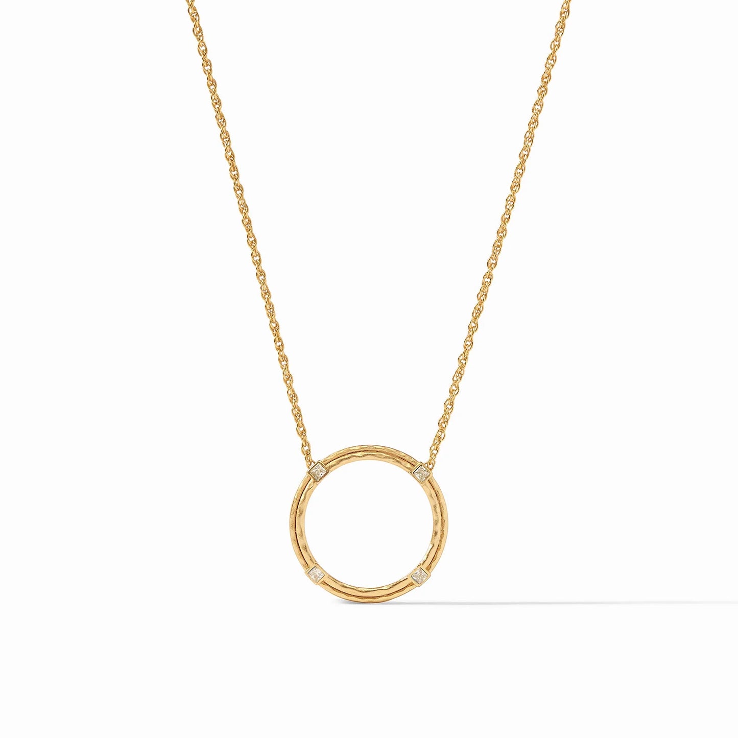 Julie Vos/ Astor Delicate Necklace/ Cubic Zirconia