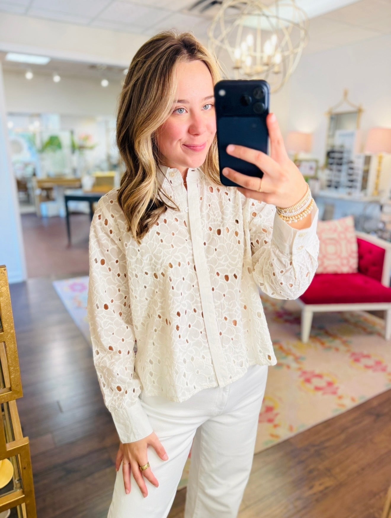 The Ela Rae Embroidery Top