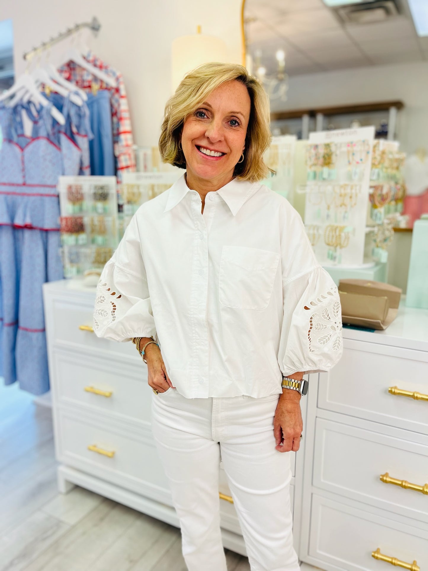 The Connie Collared Top