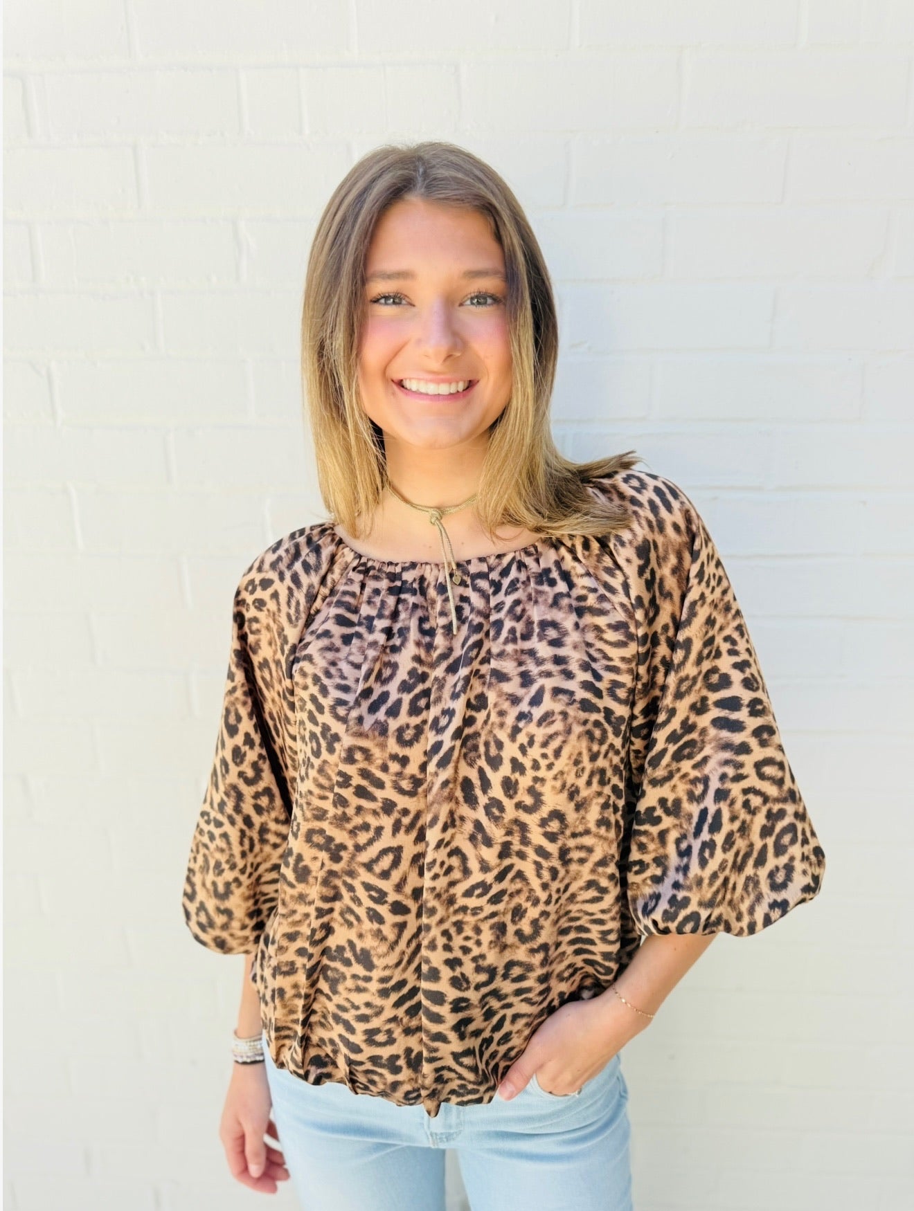 The Laughton Leopard Top
