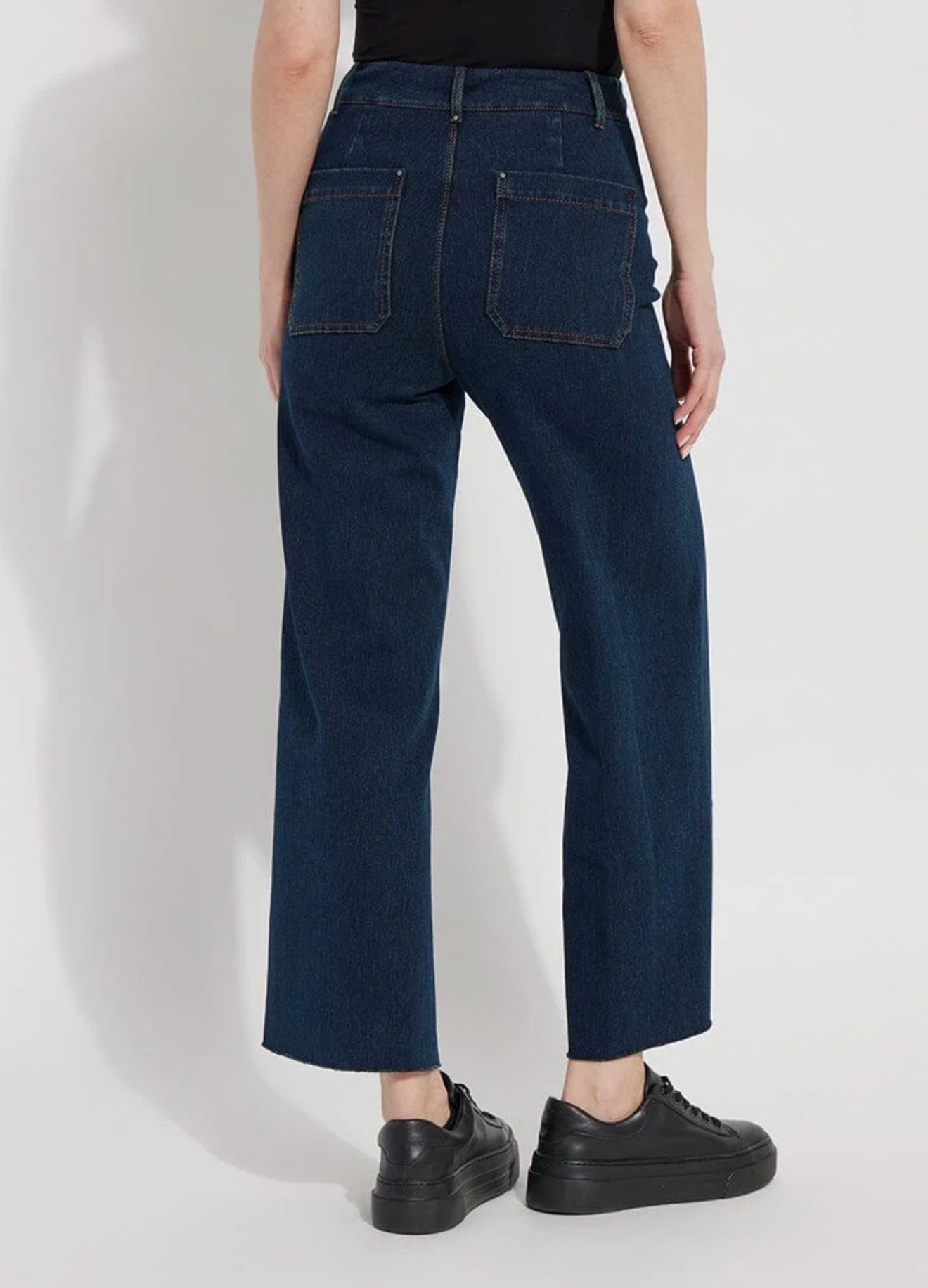 Lyssé/ The Erin Hi Waist Wide Leg Denim/ Indigo