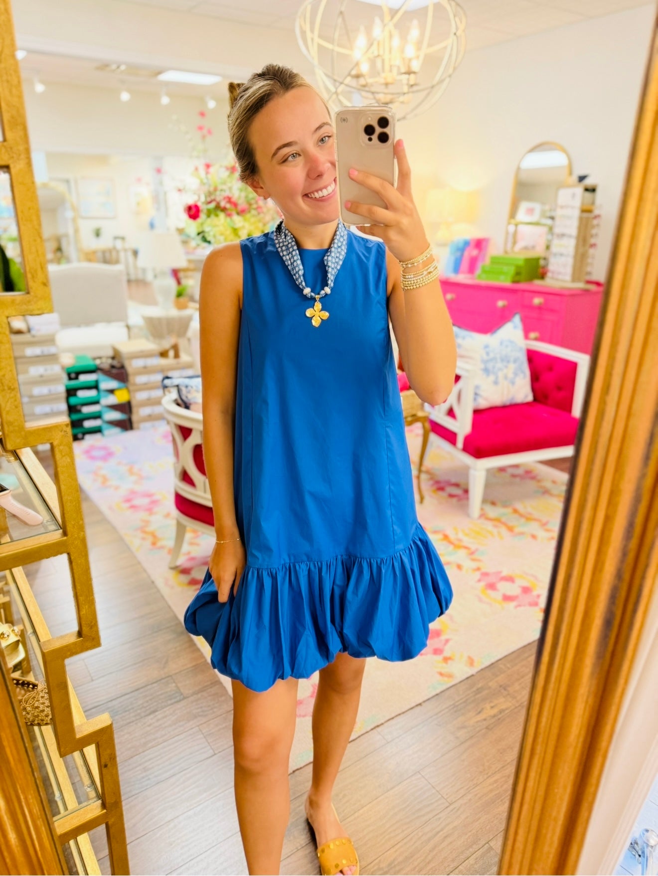 The Beth Bubble Mini Dress