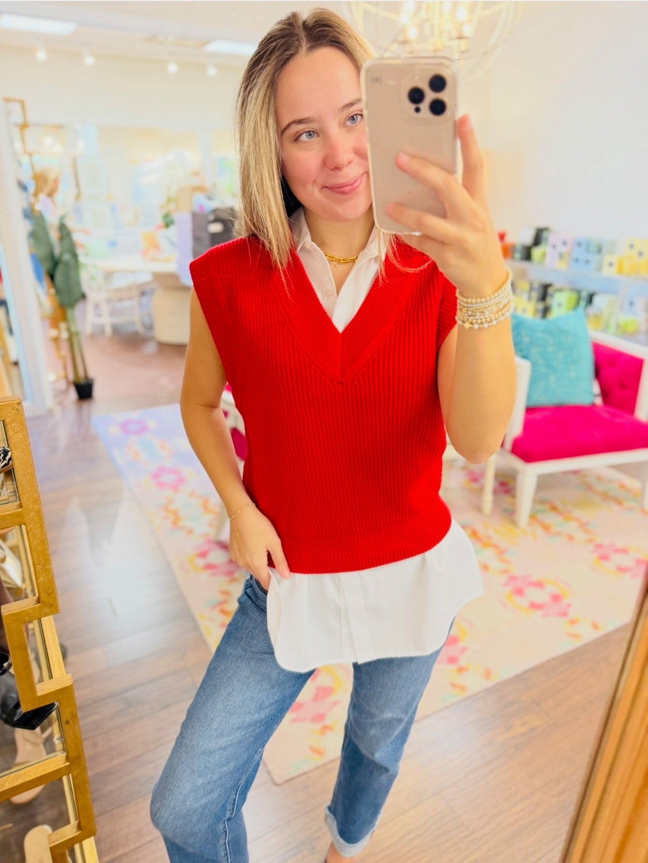 The Veya V-Neck Vest