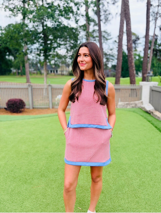 The Georgia Gingham Skort