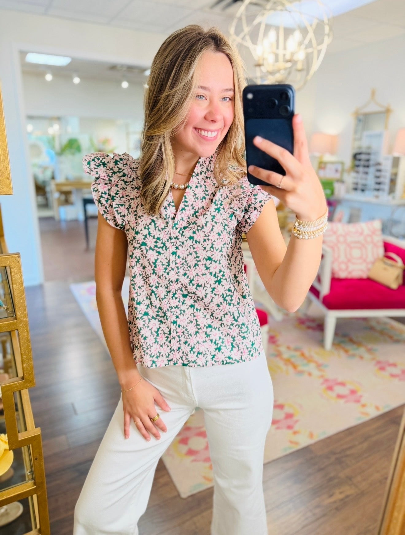 The Frankie Floral Top / FINAL SALE