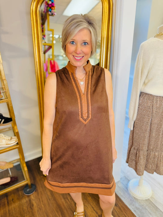 The Sherri Suede Dress