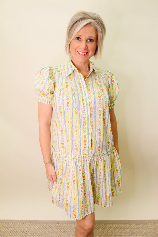 The French Floral Dress